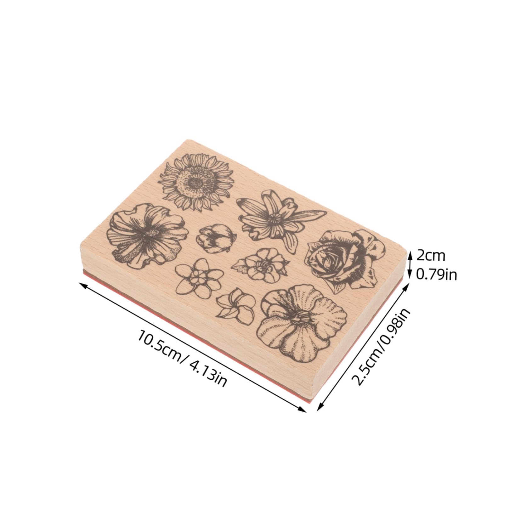 OSALADI 5 Pezzi Timbro decorativo Carino estetico blocchi di stampaggio trasparenti timbratura Creazione diario francobolli di scrapbooking timbro per la lavorazione Gel di silice
