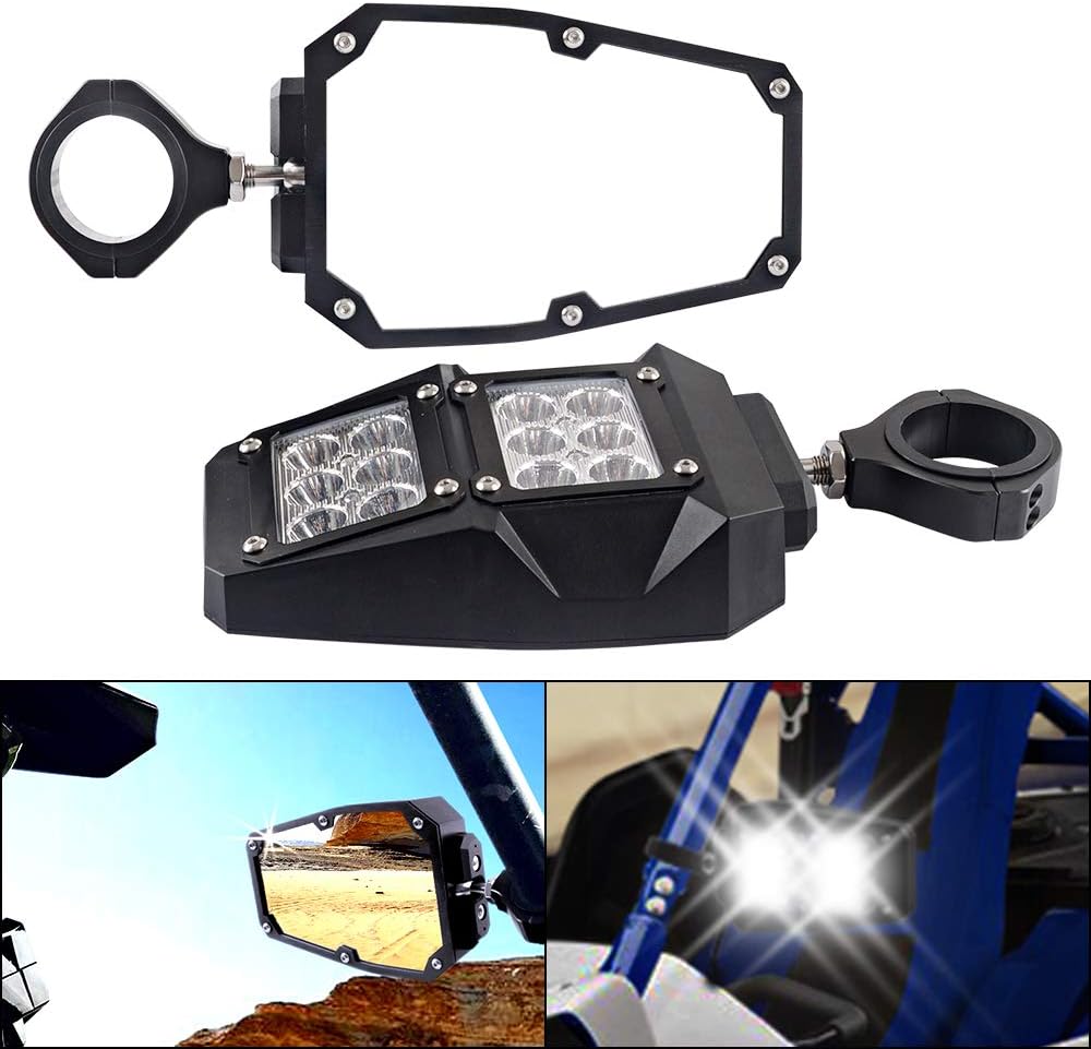 Illuminated 12V Rocker Switch Dome Light UTV RZR Teryx Maverick X3