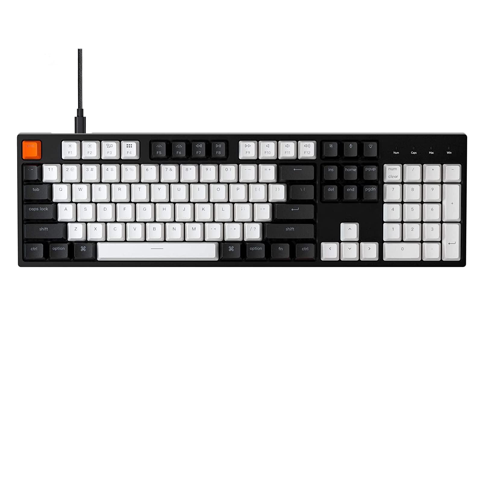 Amazon | Keychron C2 フルサイズ 104キー 有線メカニカルキーボード