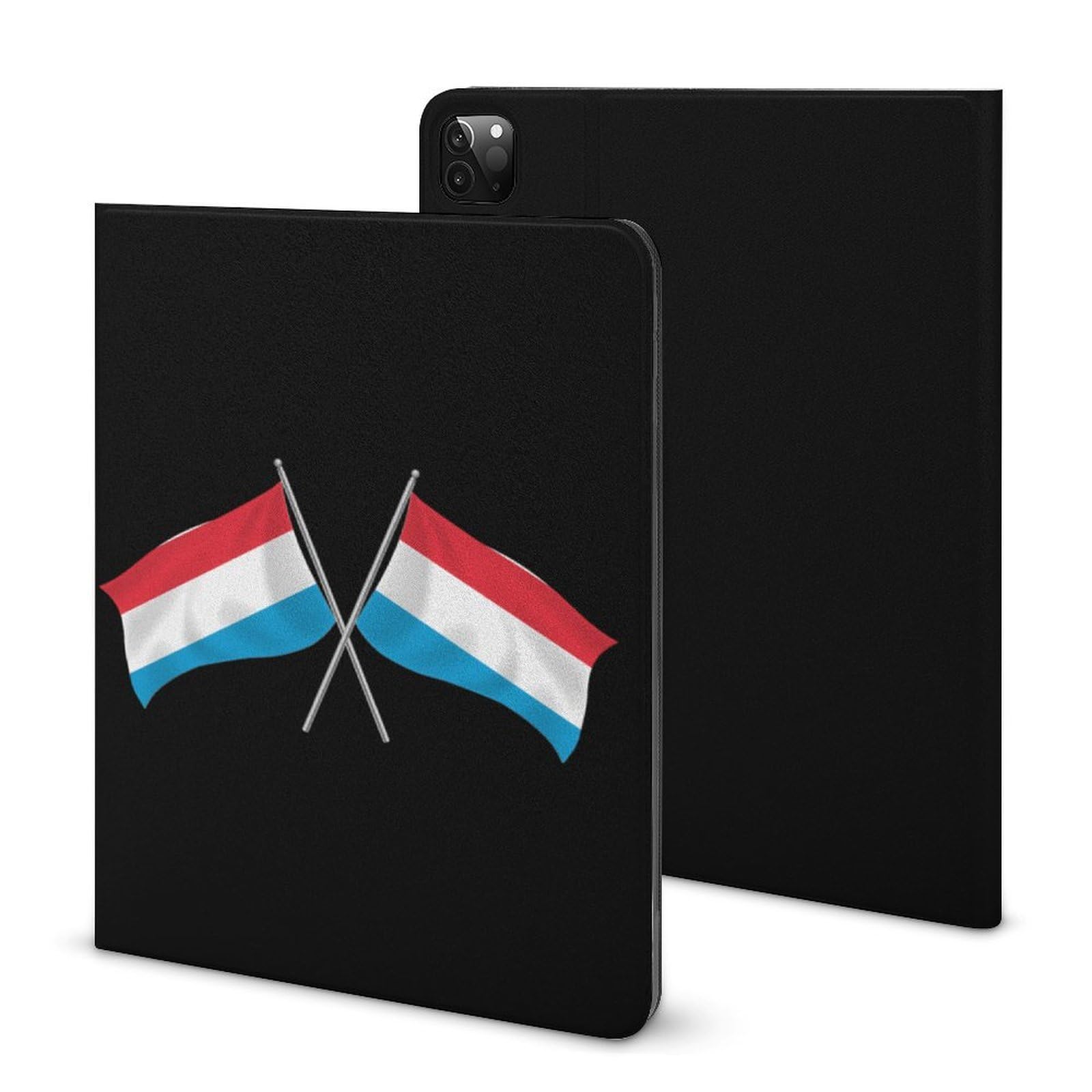 Luxemburg Waving Friendship Flag Funny Tablet Case Compatible with IPAD Pro 2020 (27.9 cm) Personality Protective Cover with Pen Slot