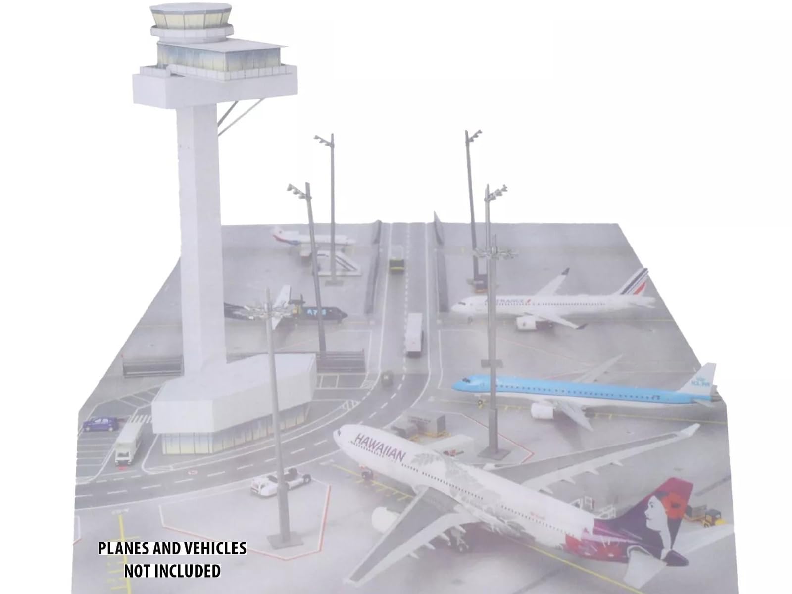 Airport Tower Cardboard Foldable Diorama for 1/200 Scale Models by Herpa HE573061