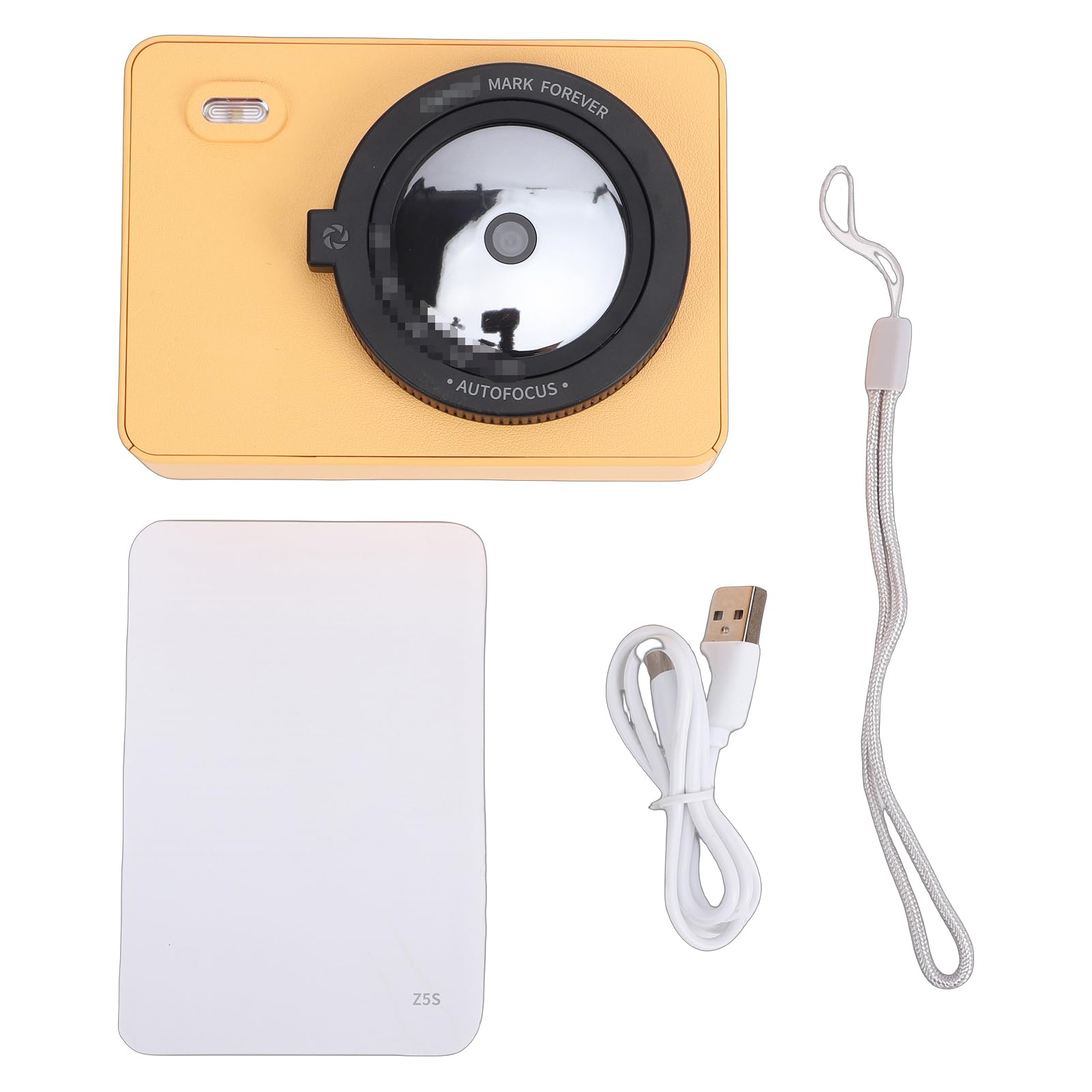 Mini Sofortbildkamera mit 271 DPI & LED (Yellow)