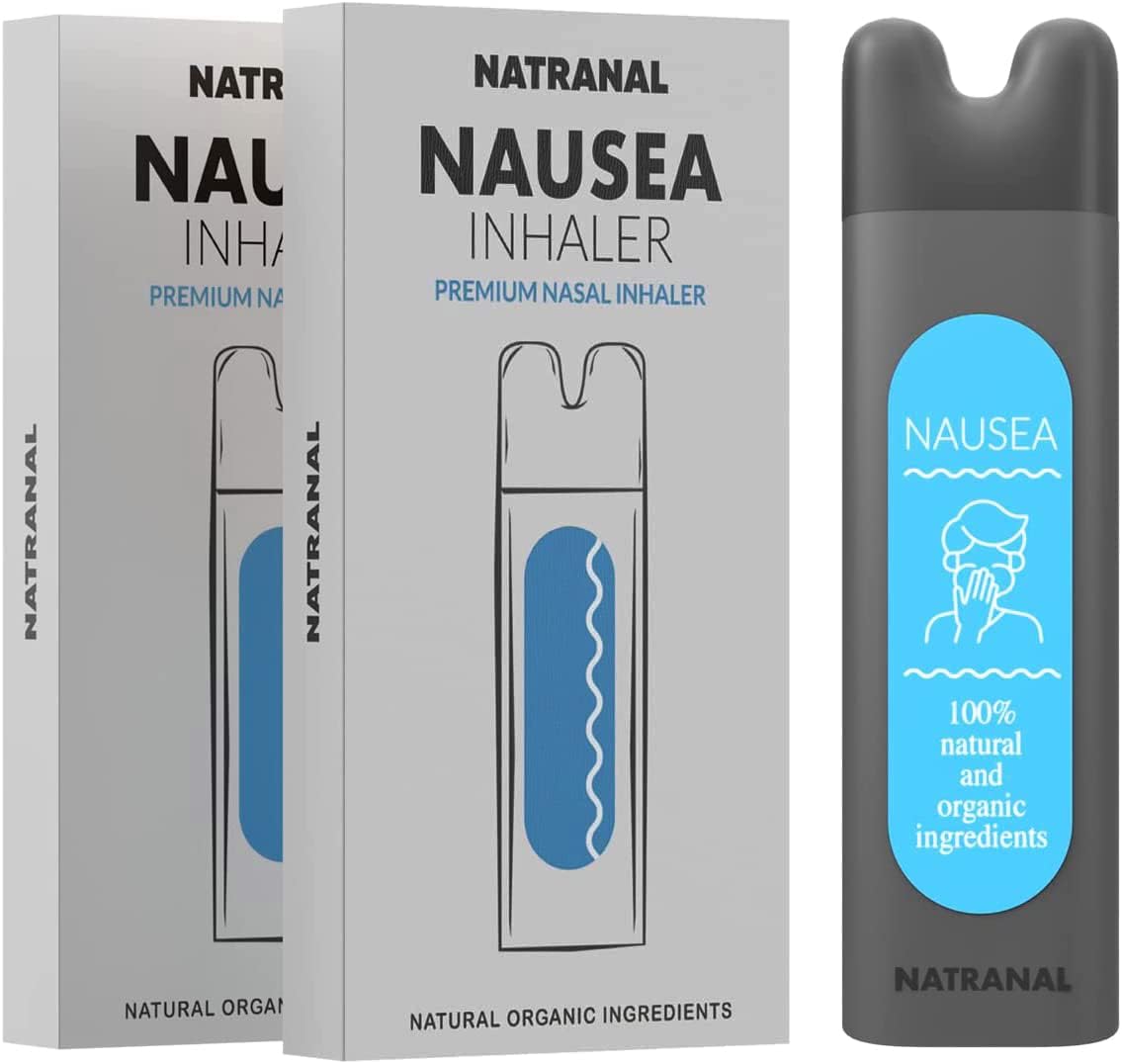 Natranal Nausea Relief Inhaler Portable Nasal Inhaler Stick with Natural Essential