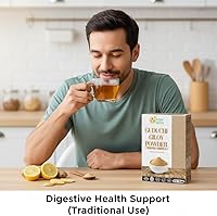 Vista 6 de Herbs Botanica Guduchi Polvo USDA Orgánico Neem Giloy Polvo Tinospora cordifolia Suplemento de hierbas para el apoyo inmunológico, Digestión 5.3