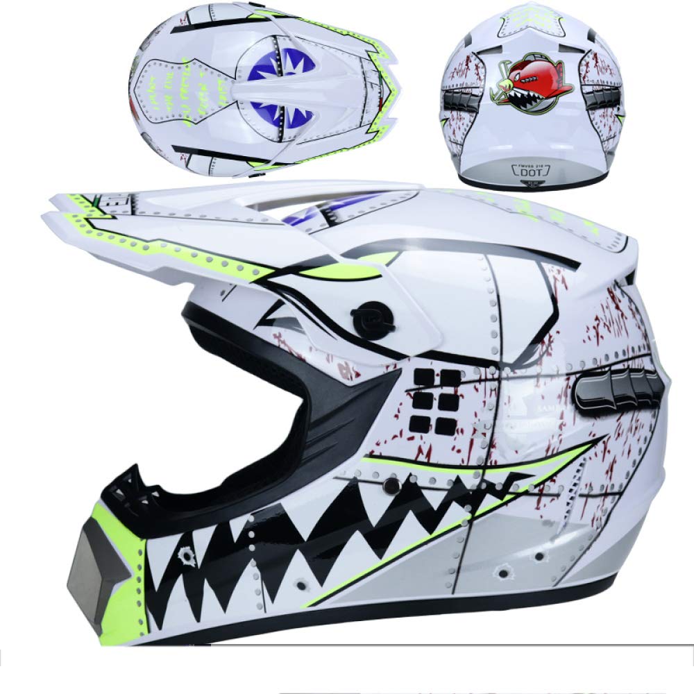 ALQTK Off Road Mountain Full Face Motobiker Helmet Classic Bicycle Mtb Racing Helmet Motocross Downhill Bike Helmet