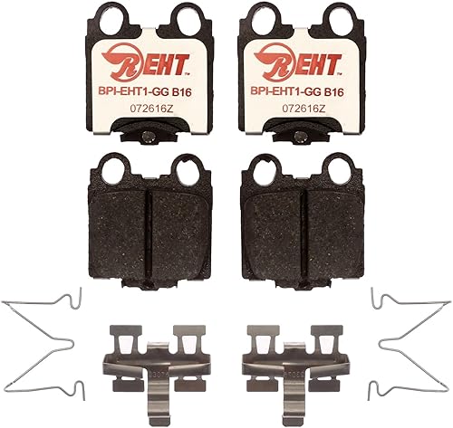 Miniatura 76 de Raybestos Premium Element3 EHT™ EHT1413H Juego de repuesto de pastillas de freno delantero