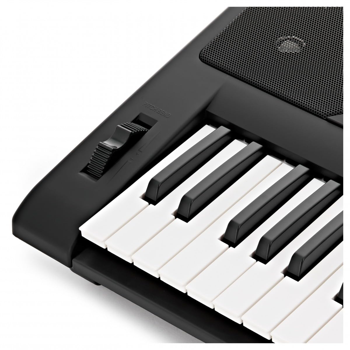 K3 Keyboard mit 61 Tasten von Gear4music, Bundle mit Kopfhörer | 61 anschlagdynamische Tasten mit 64-facher Polyphonie, über 400 Stimmen und 200 Rhythmen, Aufnahme, 8W-Lautsprecher