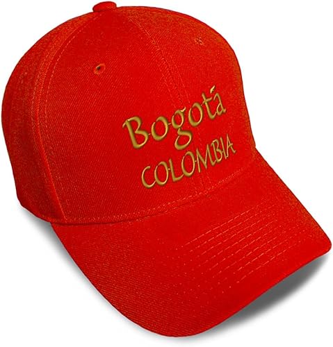 Gorras de béisbol personalizadas para hombres y mujeres bordadas Bogotá Colombia Bandera Colombiana Señoras y Hombres Sombreros de béisbol