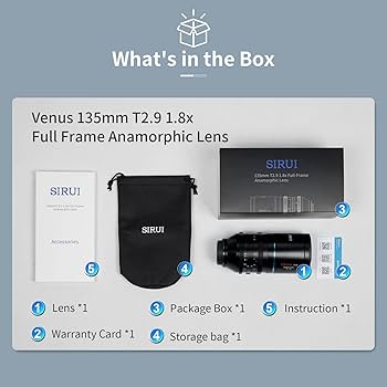 Amazon.co.jp: SIRUI 135mm T2.9 1.8X フルサイズ アナモル