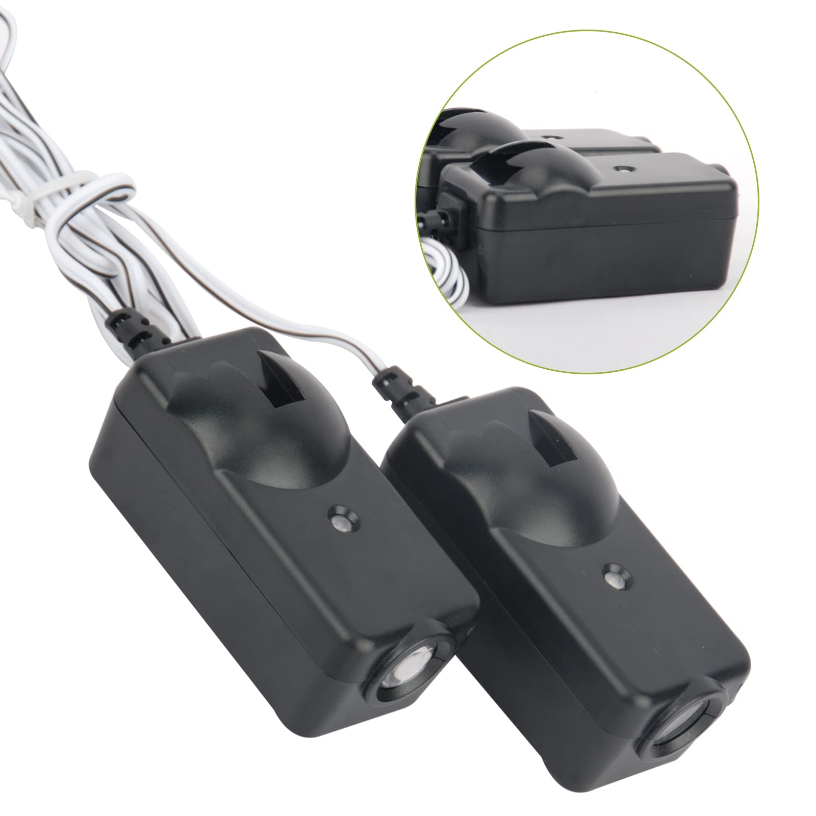 neGas 41A5034 Sensor de Seguridad Ojos de Haz, Compatible con Liftmaster Sears Chamberlain Craftsman Master Mechanic & Wayne Dalton abridor de Puerta de Garaje con reemplazo de Sensor de Seguridad
