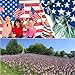 12 Pack 12x18 Inch American Flags for Outside, US Flags with Kid-Safe Spear Top, Patriotic Decorations,Perfect for Flag Day, Memorial Day, 4th of July Decorations, 250th Anniversary Yard Garden Flags