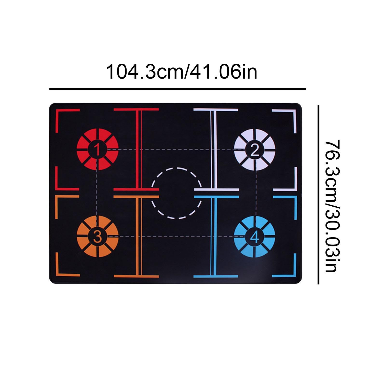 MAT-120 X 86 Cm, Di Allenamento Regolare Portatile E Non Scivola, Tappetino Per Formazione, Attrezzature Silenziose, Ausiliari Per Giocatori Di Basket, Bambini E Adulti - 2
