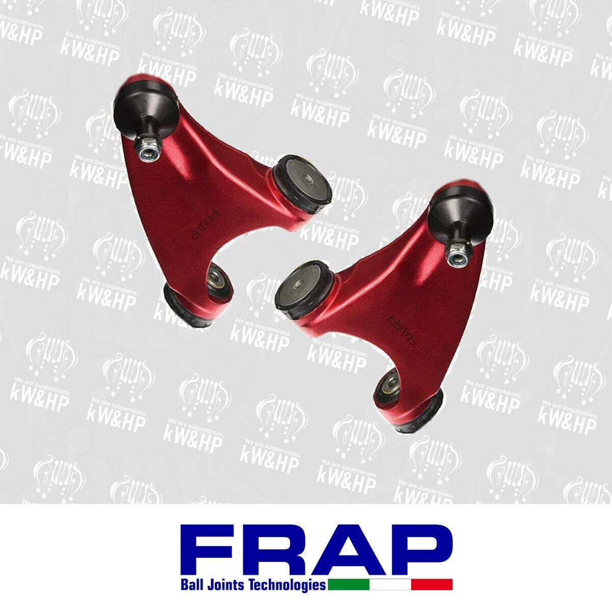 KIT 10PZ BRACCI OSCILLANTI TRAPEZI INFERIORI + SUPERIORI RINFORZATI + BIELLETTE + GOMMINI + TESTINE STERZO Tutti i modelli di 147/156/GT (BRA437KW-T)