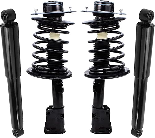 Miniatura 42 de Detroit Axle - Amortiguadores para Chevy Trailblazer EXT SSR GMC Envoy XL XUV Buick Rainier Saab 9-7x Isuzu Ascender 2 puntales delanteros con