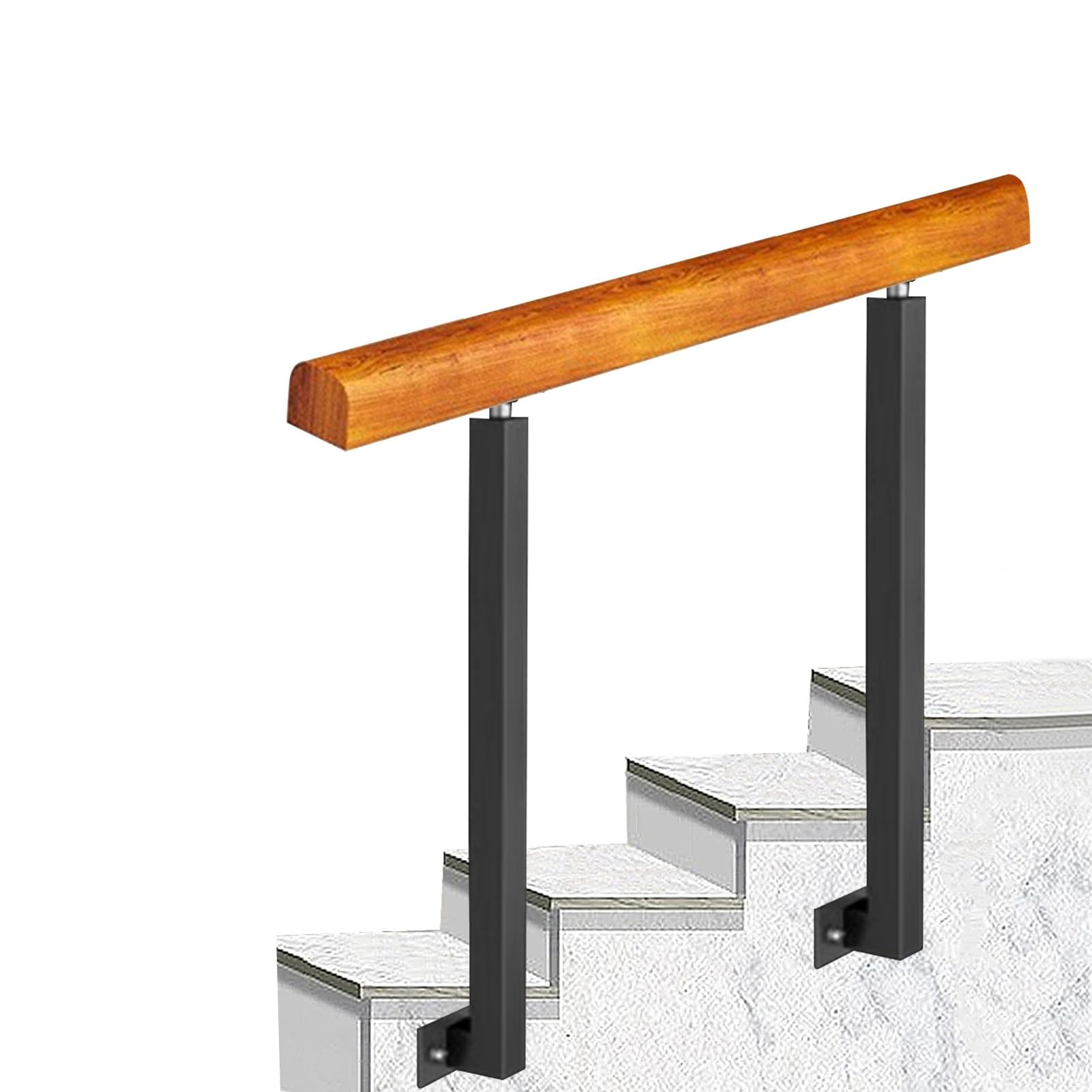 Main courante escalier extérieur pour éviter les chutes sur marches et porche glissants