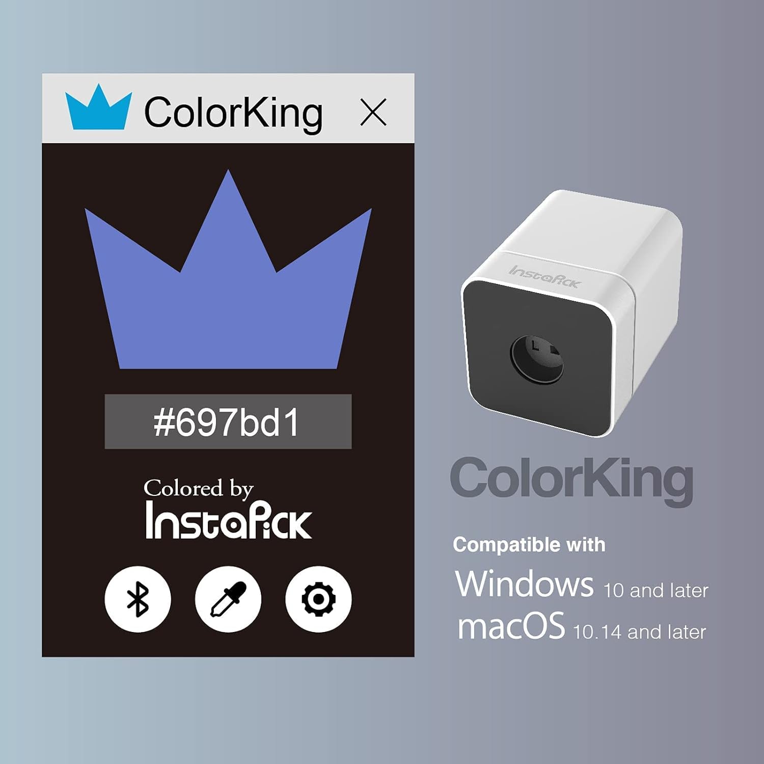 🛒 Crаzу Dеаlѕ InstaPick Color Sensor with ColorKing, Capture Color Instantly, Color Picking Tool, Compatible with Adobe and Other Drawing Apps Exсluѕіvе Dіѕсоunt 50% Prісе InstaPick Color Sensor with ColorKing, Capture Color Instantly, Color Picking Tool, Compatible with Adobe and Other Drawing Apps