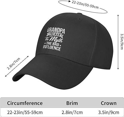 Miniatura 6 de Gorra de béisbol ajustable para operador de radio, gorra de camionero lisa para adultos