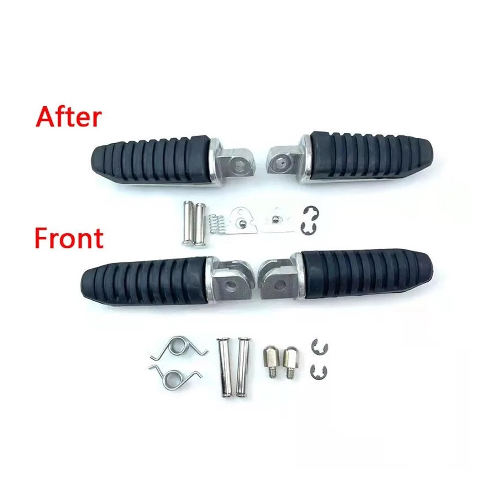 Repose-pieds Passager Arrière Pour Honda CBR600RR 2005-2006 - Alliage Aluminium, Design élégant - Noir