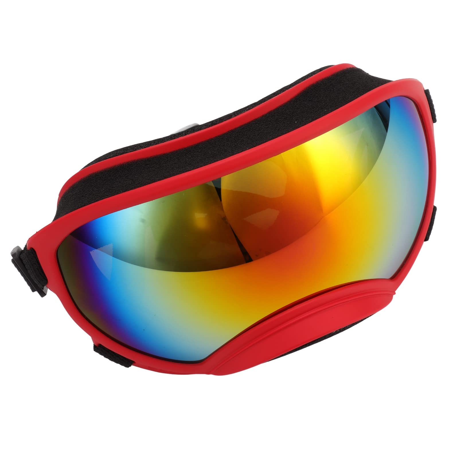 Lunettes de soleil pour chien de grande race KIMISS rouge anti-UV