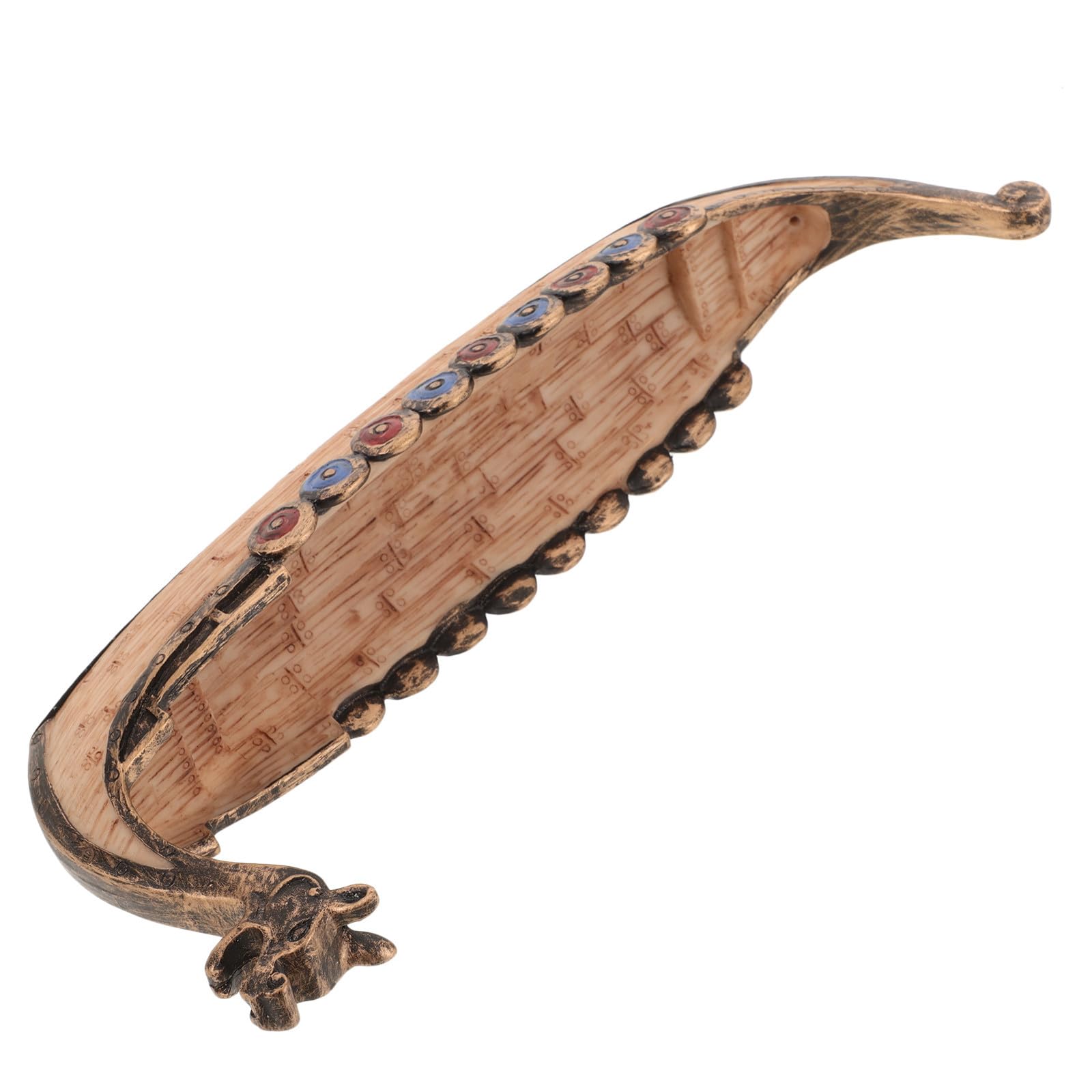Viking Boat Resin Ship Decorative Boat Model for Home Decor and Desktop Display Delicate and Realistic Design