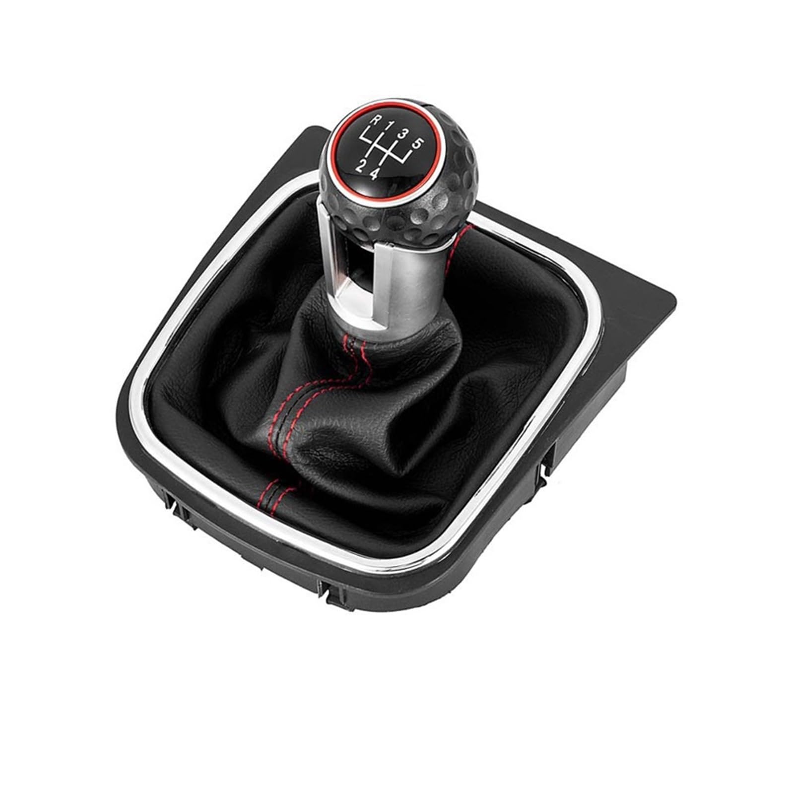 Rbevcrr 5 Speed Car Shift Lever Knob For Vw For Golf 5 For Golf 6 Mk6 Car 5/6 Speed Stick Shift Knob Head Gear Ball Head Stick Shifter Pen(5 Speed)