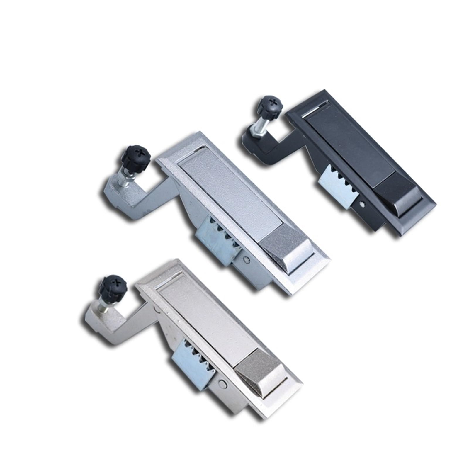 WPOIYHGBY 1Pcs Chroming-Zinc Alloy Adjustable Box Case Boiler Flat Industrial Style Locker Switch Hasp Latch