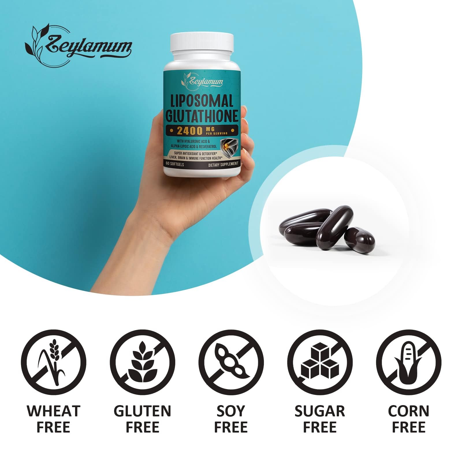 glutathione pills for hyperpigmentation Glutathione Whitening Capsules Antioxidant Containing Vitamin C and Vitamin  B3