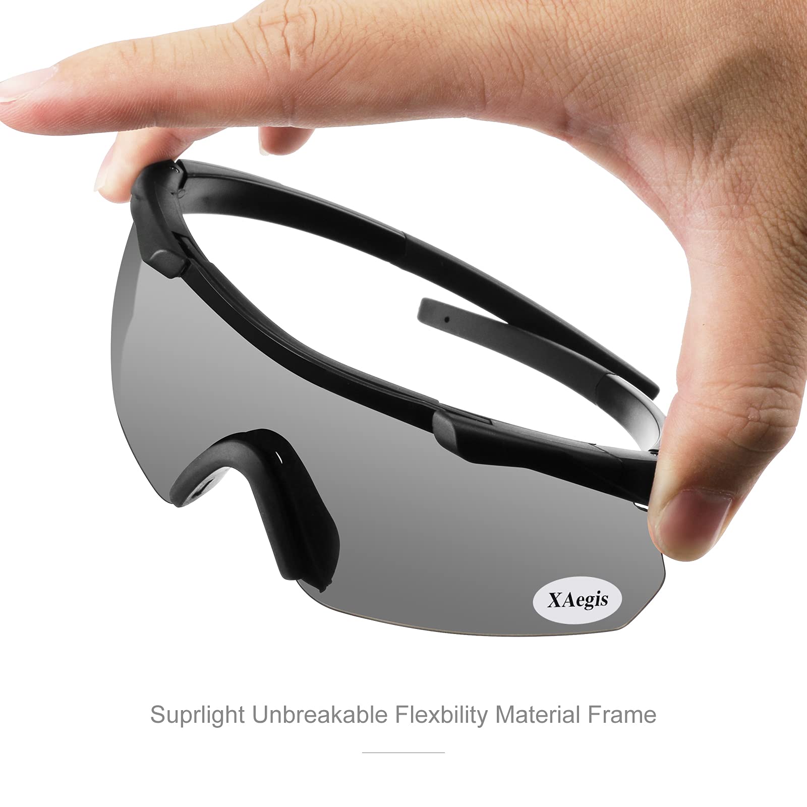 Buy XAegis Tactical Shooting Glasses with 3 Interchangeable Lens High