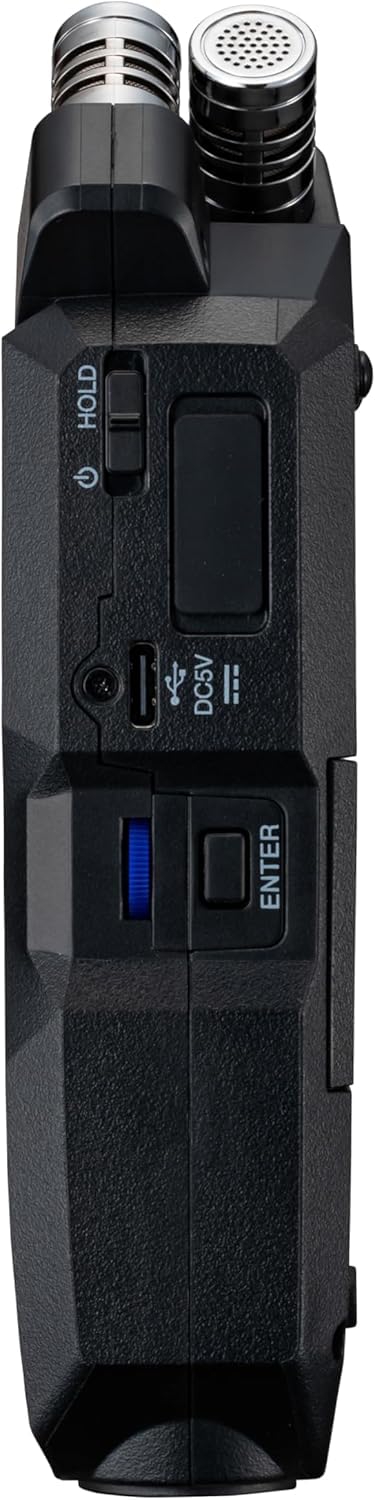 Zoom H4essential Tragbarer Audio-Recorder-Set mit 4 Spuren, 32-Bit, mit Zoom APH-4e Zubehörpaket mit haariger Windschutzscheibe, gepolsterter Hülle, AC-Adapter und USB-C-Kabel
