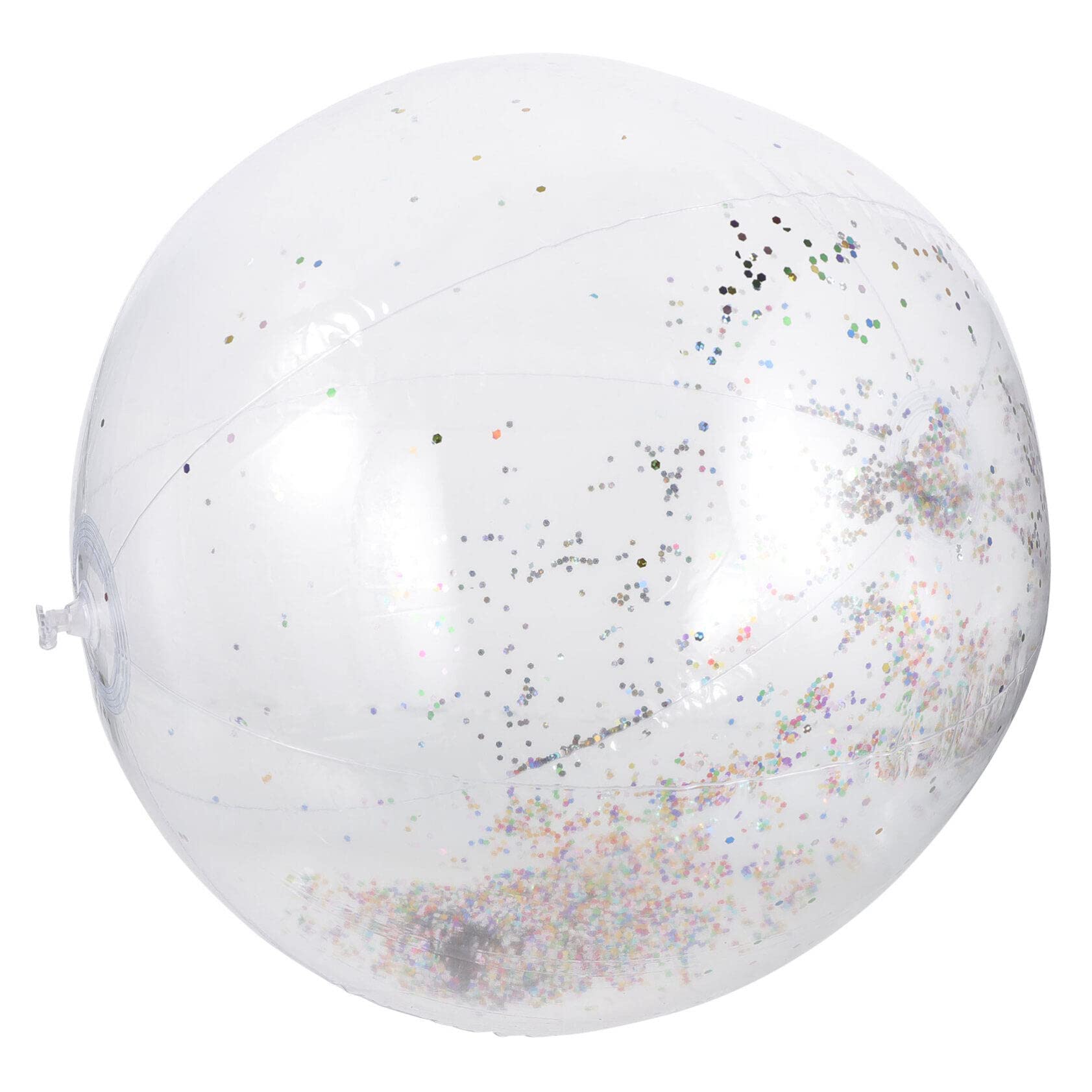INOOMP 3 Set Palla di Paillettes Gonfiabile Palla da Biliardo Gonfiabile Pallone da Spiaggia Galleggiante Globo Gonfiabile Plastica Estate Bambino Che Fa i Primi Passi Palla a Bolle
