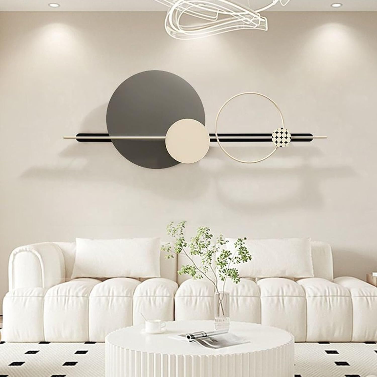 Amazon.co.jp: Le Crozz ウォールデコレーション 壁掛け 壁 飾り 花