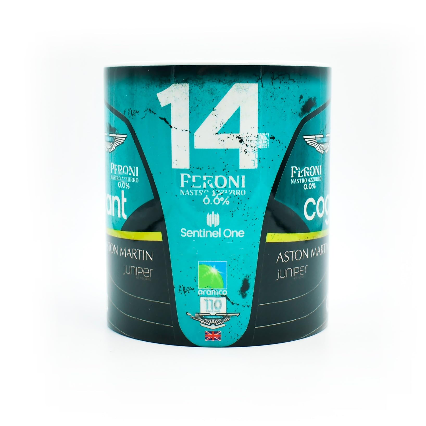 Alonso #14 Racing Mug - Formula Race Car - Fernando Fans - Racing Gifts