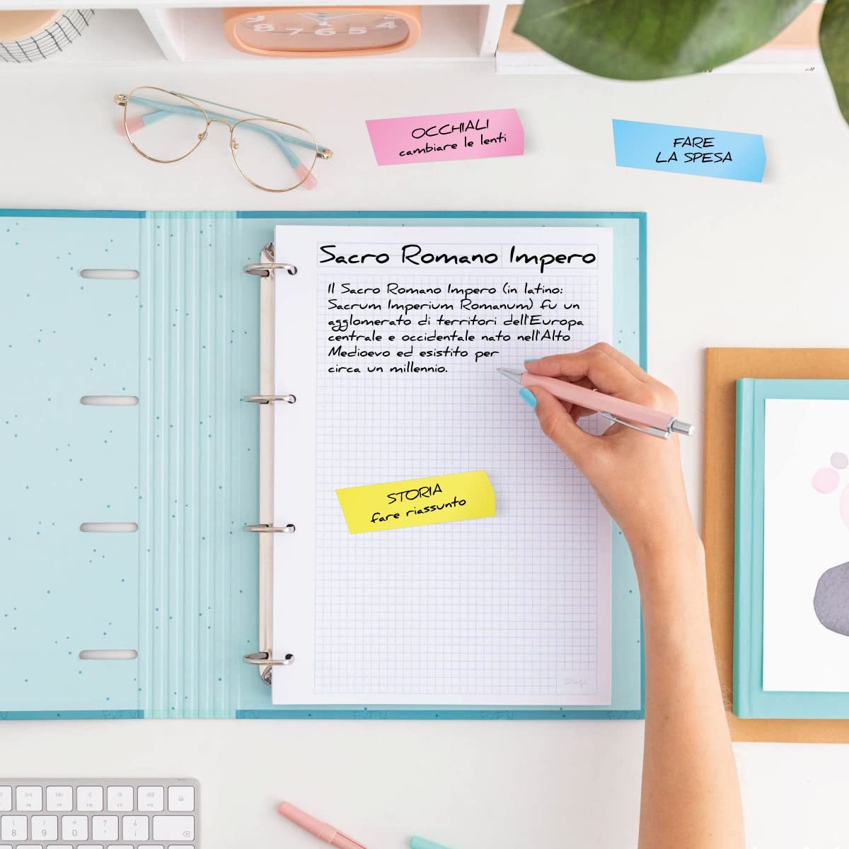 980 Segnapagina Adesivi Colorati CYWVYNYT - 7 Colori, Per Libri E Appunti | Impermeabili E Rimanovibili - Foto 7