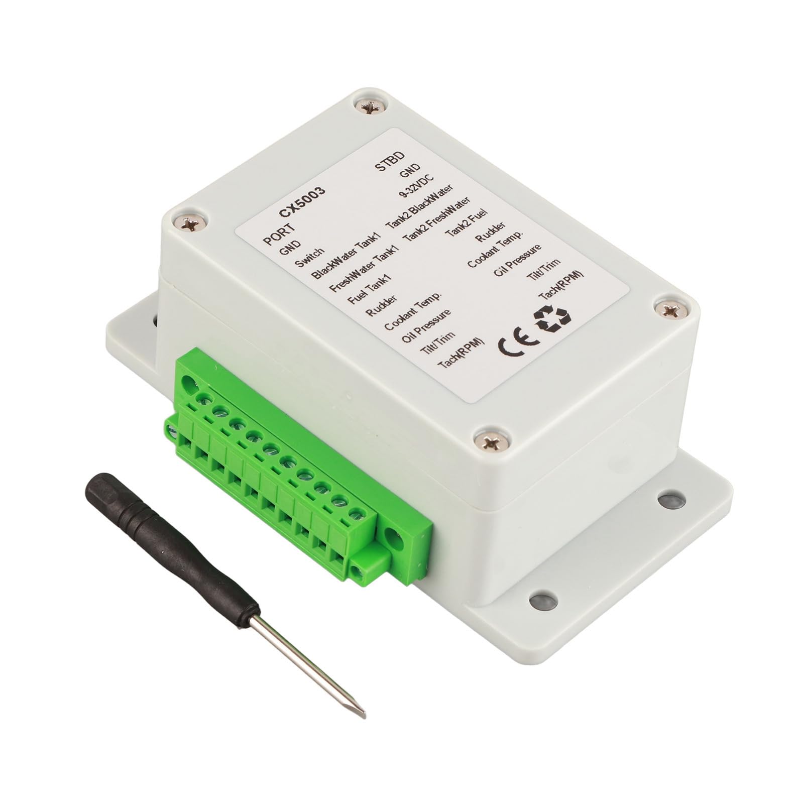 NMEA 2000-Signalkonverter, NMEA 2000-Adapter Cx5003 NMEA 2000-Konverter Breite AnwendungDieser NMEA2000-Konverter Ist Ein Praktischer 32-V-DC-Konverterkasten für ShipYacht Parts,