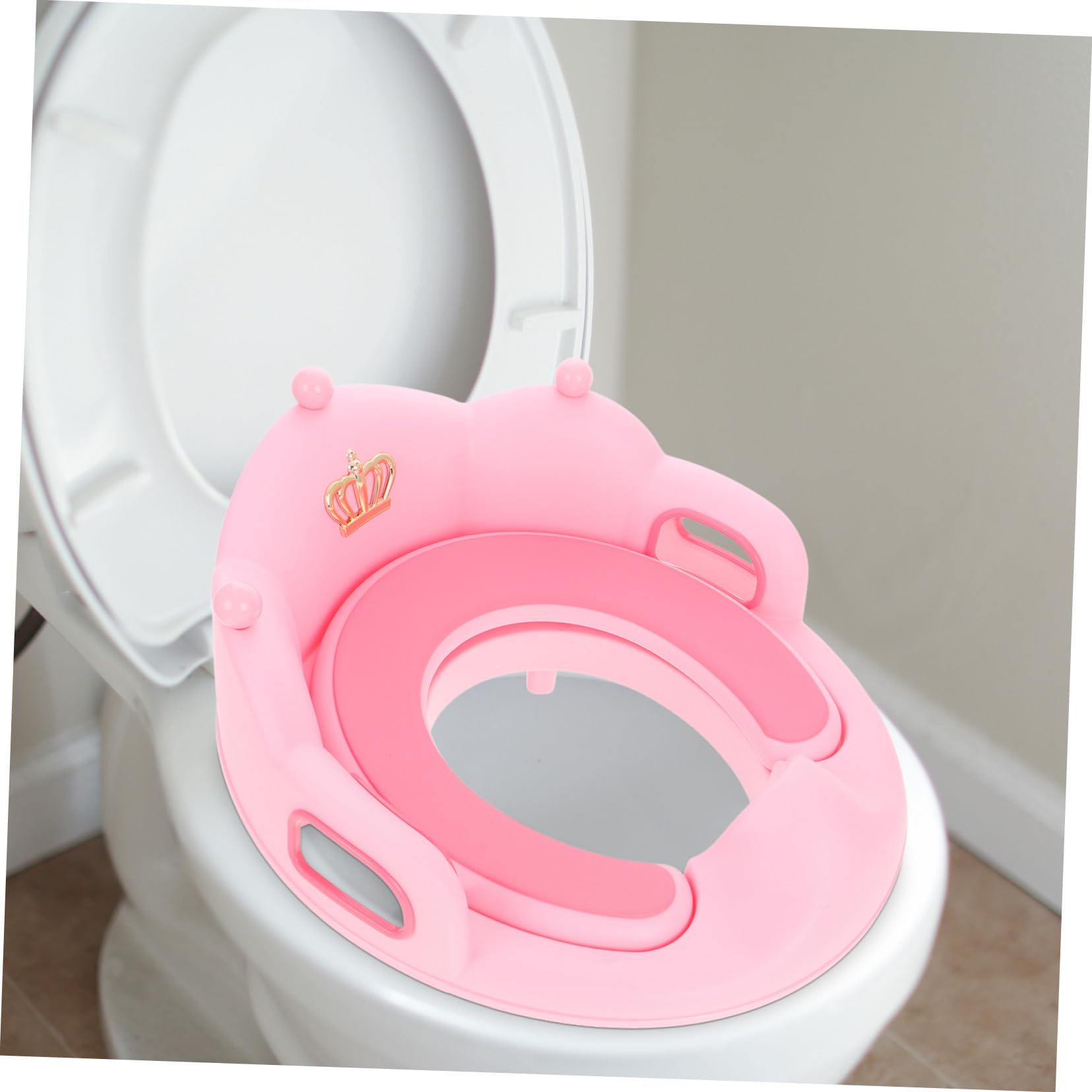 Beaupretty Asiento de Inodoro para Reductor Wc de Aprendizaje con Cojín Desmontable para Orinal Portátil de Viaje y Uso Casa