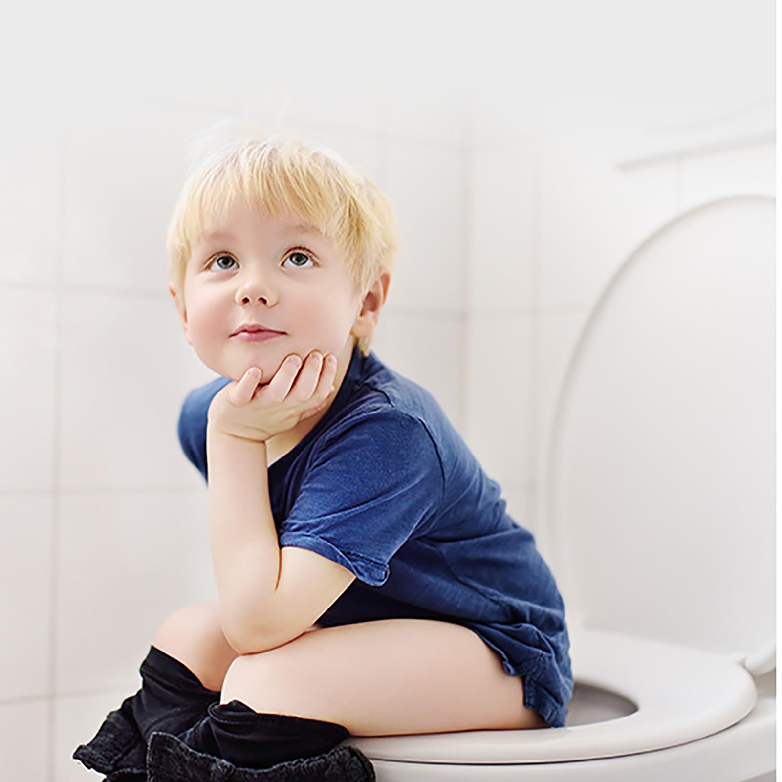 Asiento de Inodoro con Cierre Suave, Tapa de Inodoro Familiar en Forma de U de PP, con Orinal Infantil Incorporado, Fácil de Limpiar, para Baño y Hogar