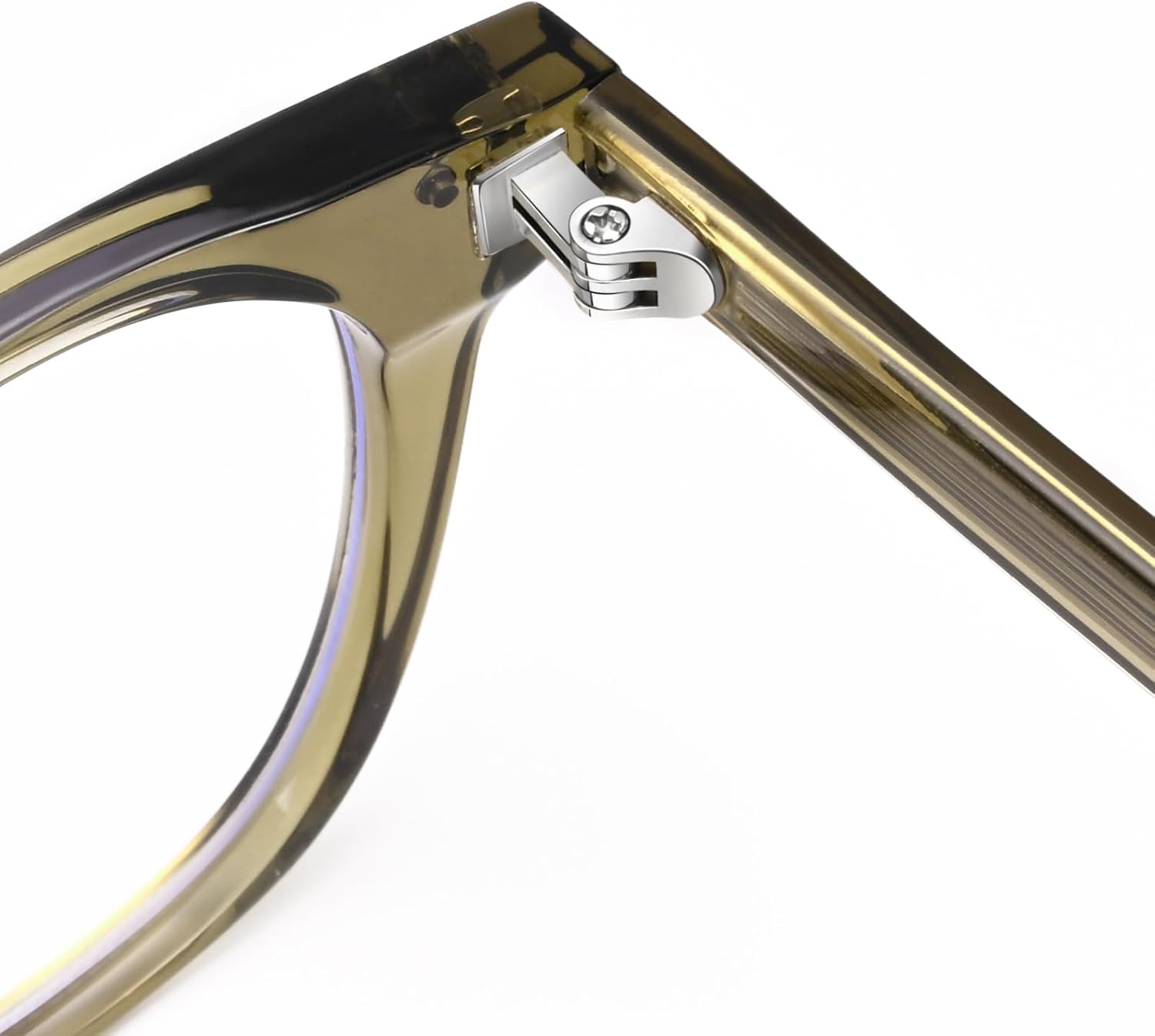 Dollger Blue Light Blocking Glasses For Woman Men Thick Frame Square Computer BlueLight Glasses Clear Lens Non-Prescription - Image 4