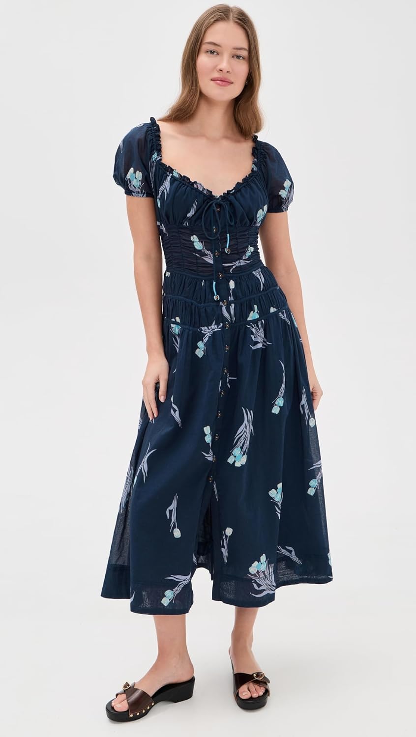 Free People Women's Complete Me Midi Dress - Image 5