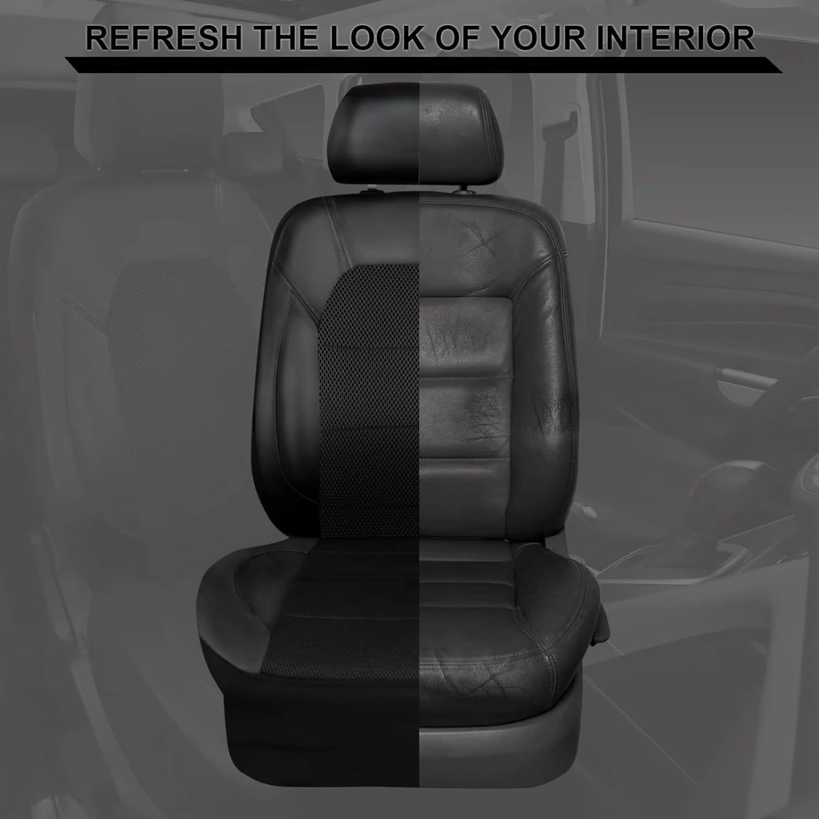Copri sedili Auto per Nissan Navara D22 Navara D40 Navara D40 S Navara Np300 2000-2023, Coprisedili Anteriori Compatibile con Airbag Soft Confortevole Traspirante Protezione
