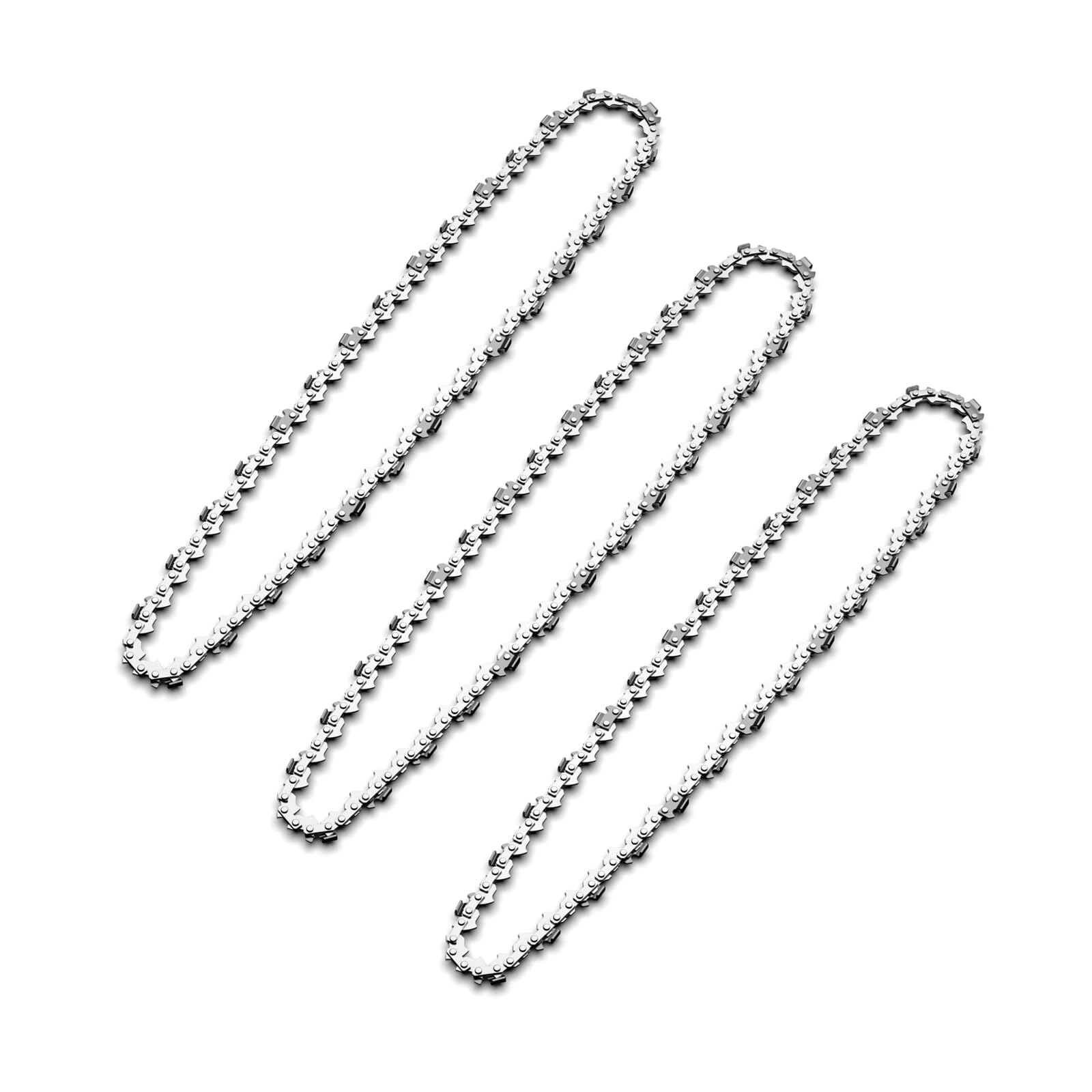 3Pcs 14 Inch Chainsaw Chain, 3/8" LP .050" Gauge 52 Drive Links,Replacement Chains Fits Husqvarna, Craftsman, Echo, Poulan, Ryobi and More, 14 Saw Chain for Chainsaws (14"-52DL-3/8 LP-.050"-3pcs)