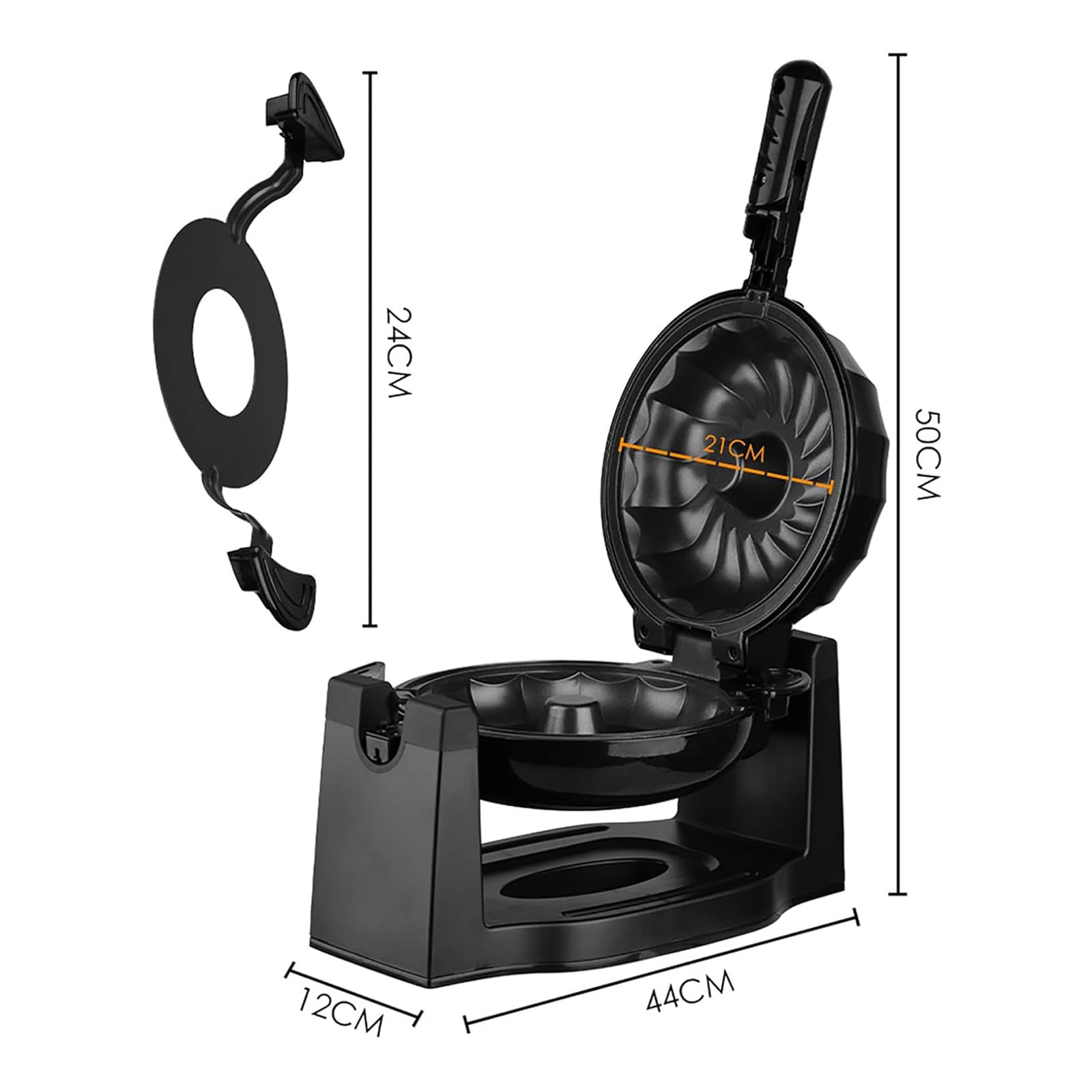 Machine à gâteau électrique 1800 W, conception de lave rotative