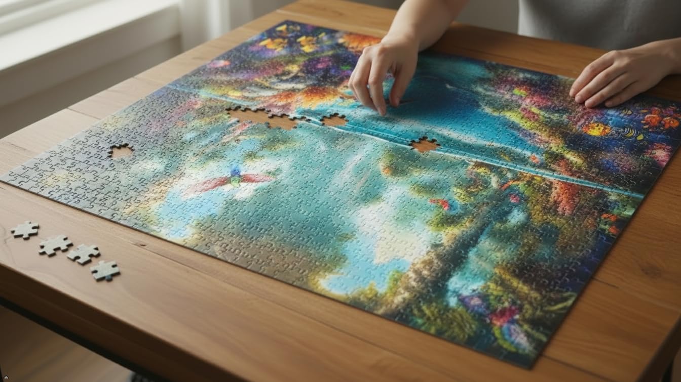 Buffalo Games - Noah Bay - Palace Gardens - Puzzle da 1000 pezzi per adulti - Puzzle impegnativo perfetto per serate di gioco - Dimensioni finite 26,75 x 19,75
