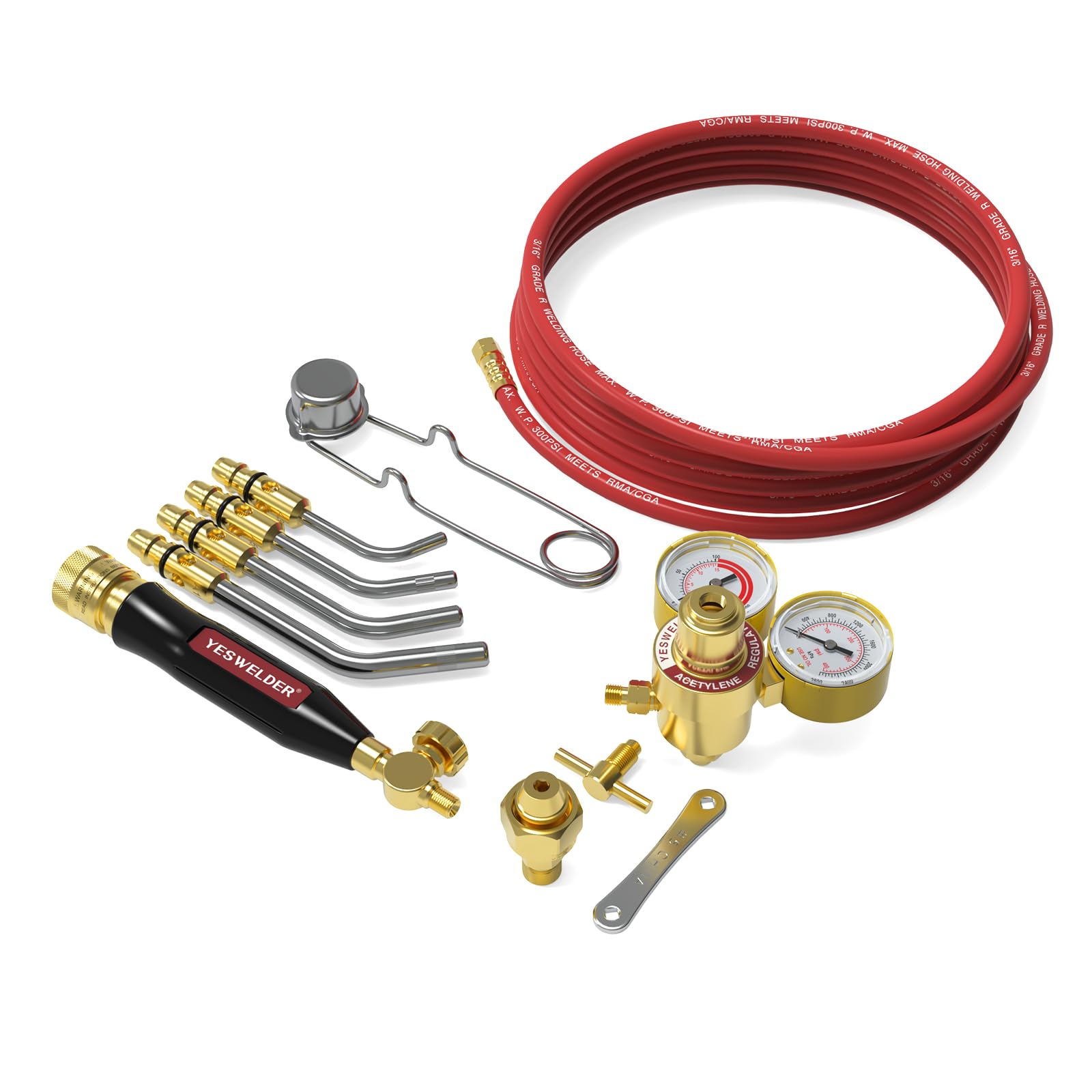 Kit torche Air Acétylène YESWELDER idéal pour l'installation de chauffage et climatisation