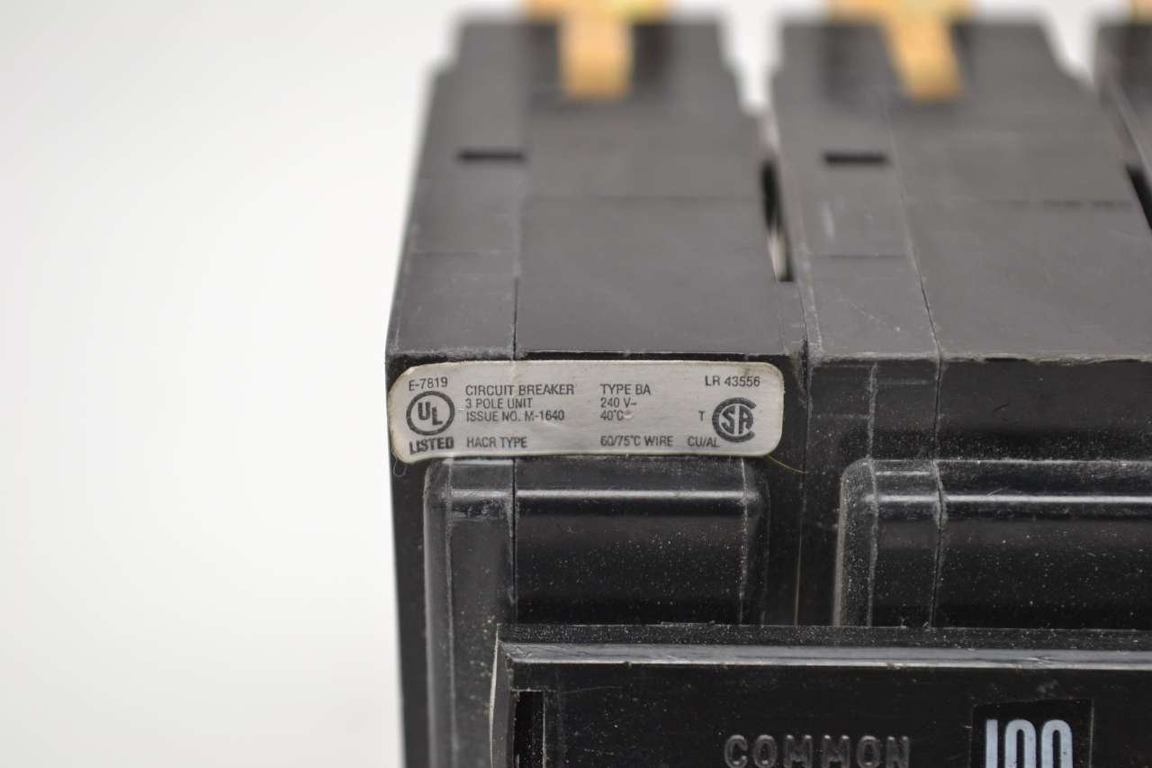 Cutler Hammer BAB3100H Circuit Breaker