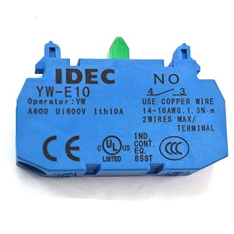 Carus Tool IDEC YW-E10 Contact Block 1NO for CW & YW Selector Switch New