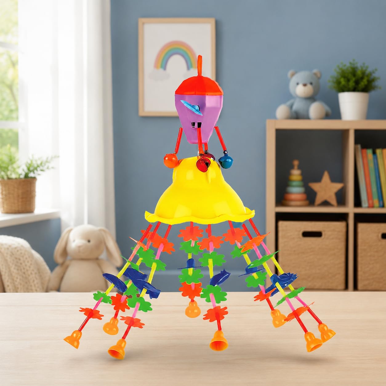 Merry Go Round Baby Musical jhoomer Toys with Hanging Jhoomer Rattle Kids Toy.-image-42