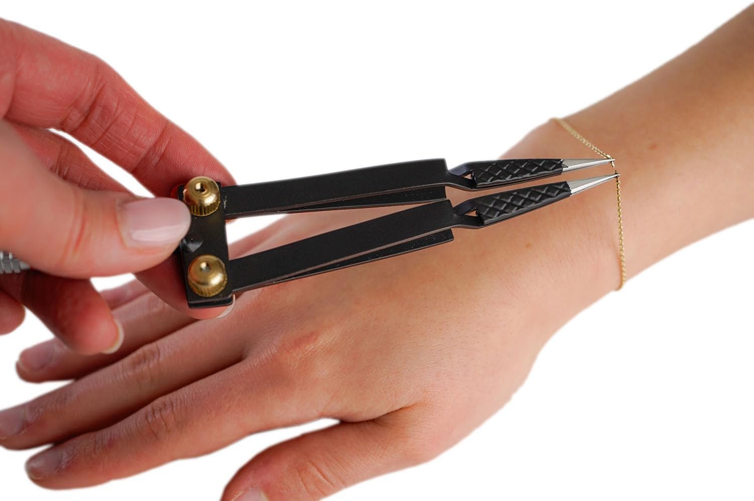 VanishingPoint Duo - Permanent Jewelry Tweezers, Grounded