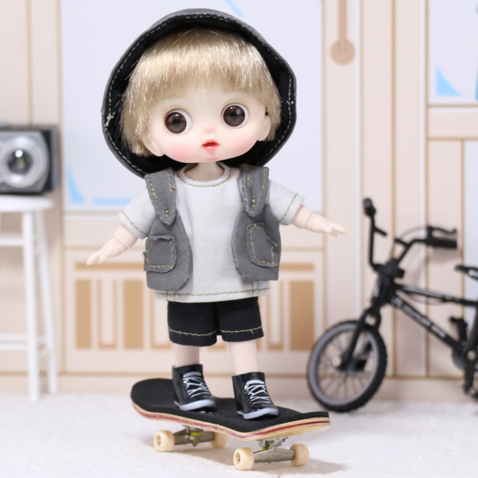 Amazon.co.jp: 着せ替え人形 男の子ドール かわいい 可動 関節人形