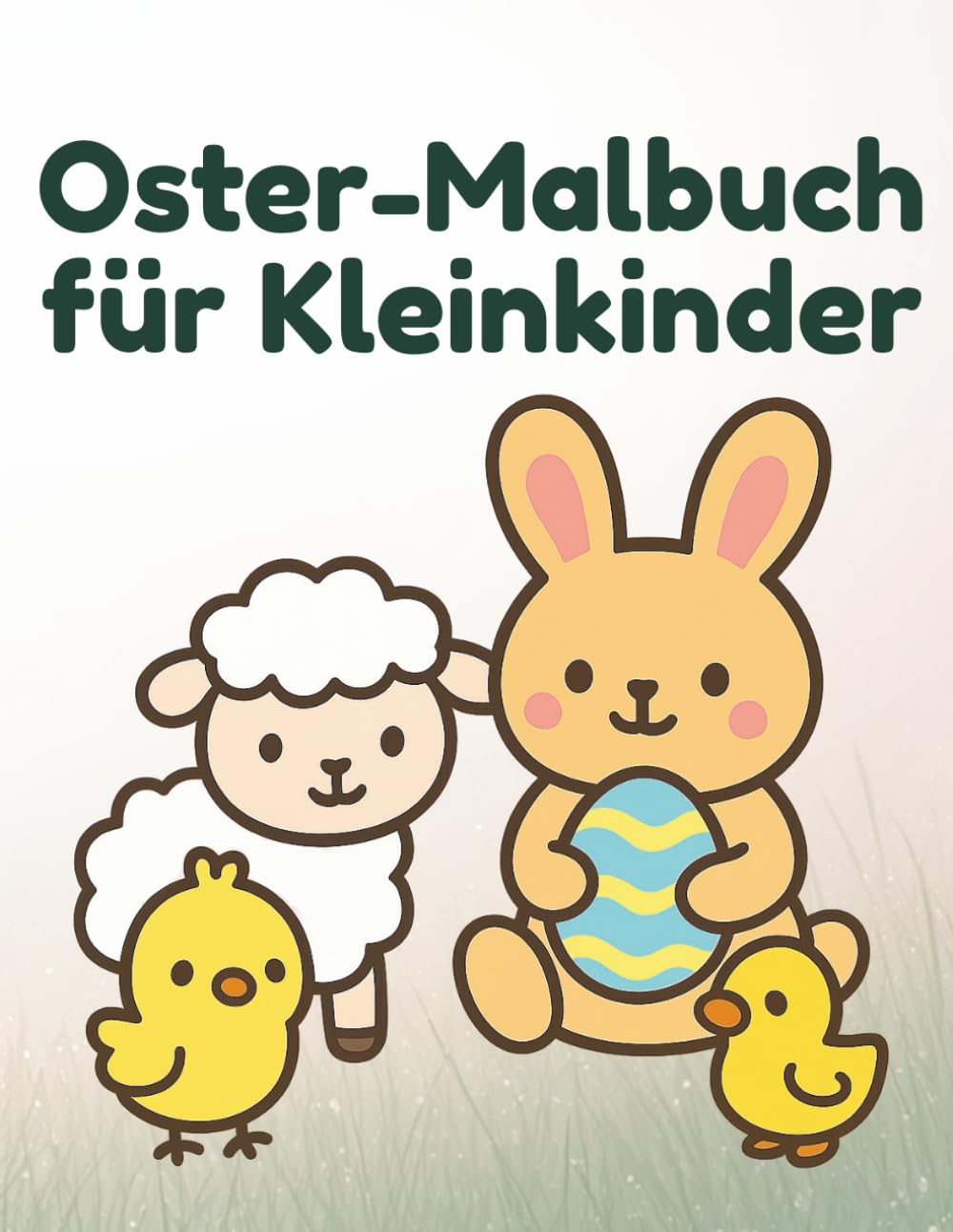 Oster-Malbuch für Kleinkinder: Große und einfache Motive für Kinder von 2–4 Jahren
