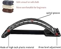 Vista 3 de Magic Back dispositivo de apoyo lumbar para alivio de dolor de espalda superior e inferior